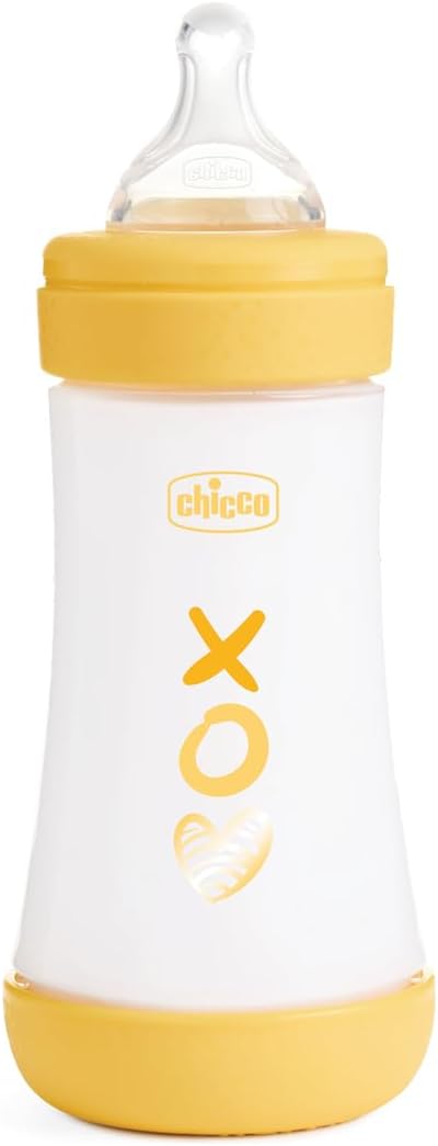 Chicco Perfect 5 Anti-Colic Bottles with Medium Flow Silicone Teat