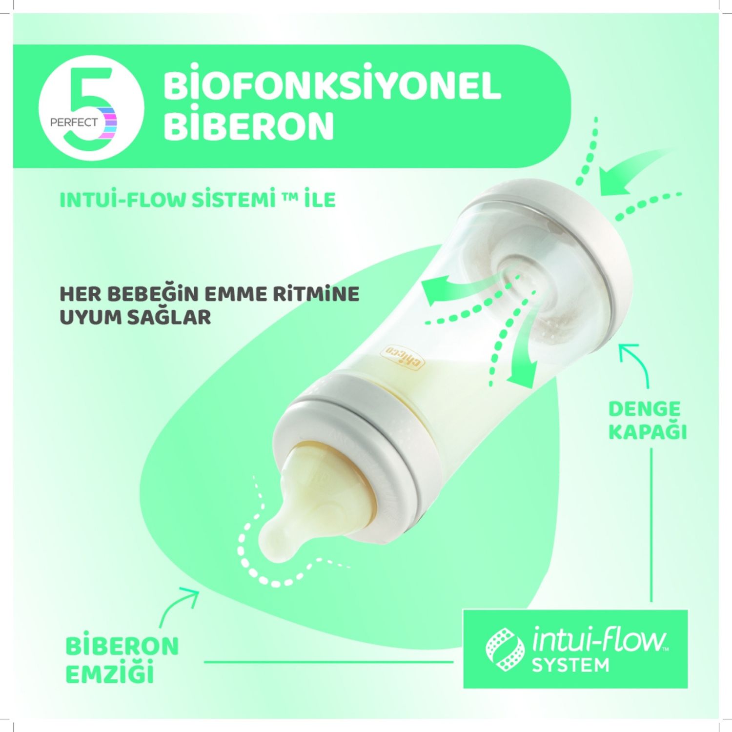 Perfect 5 Anti-Colic Baby Feeding Bottle – 240 ml